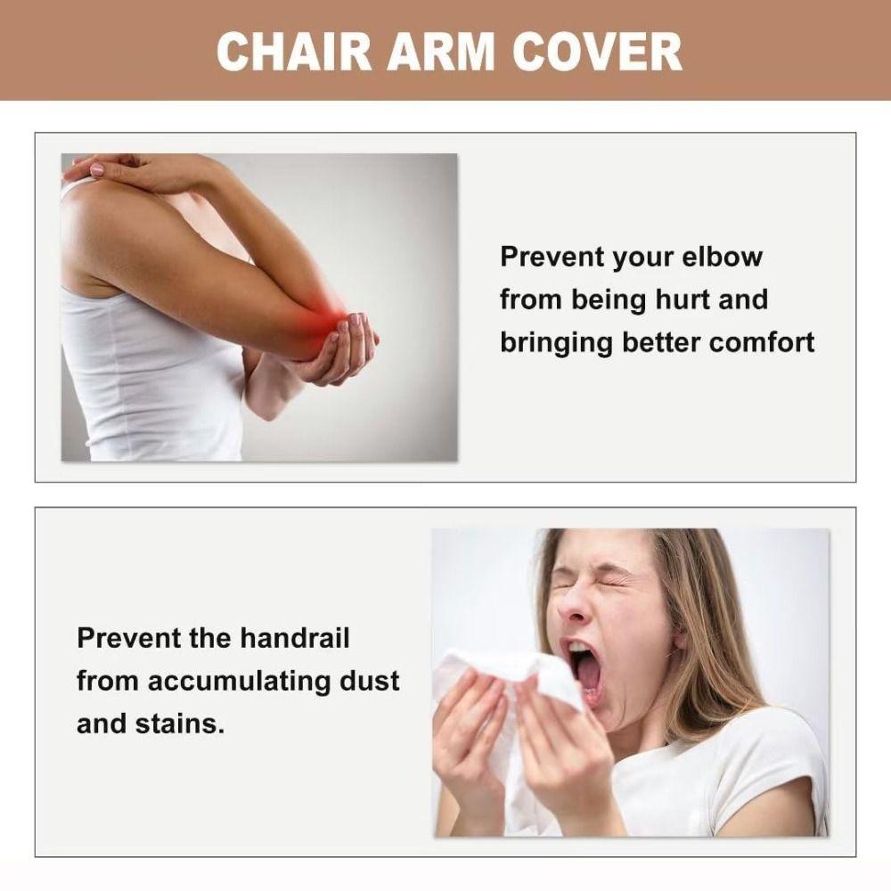 Elastic Chair Arm Covers Washable Chair Armrest Sleeve New Chair Arm Rest Cover