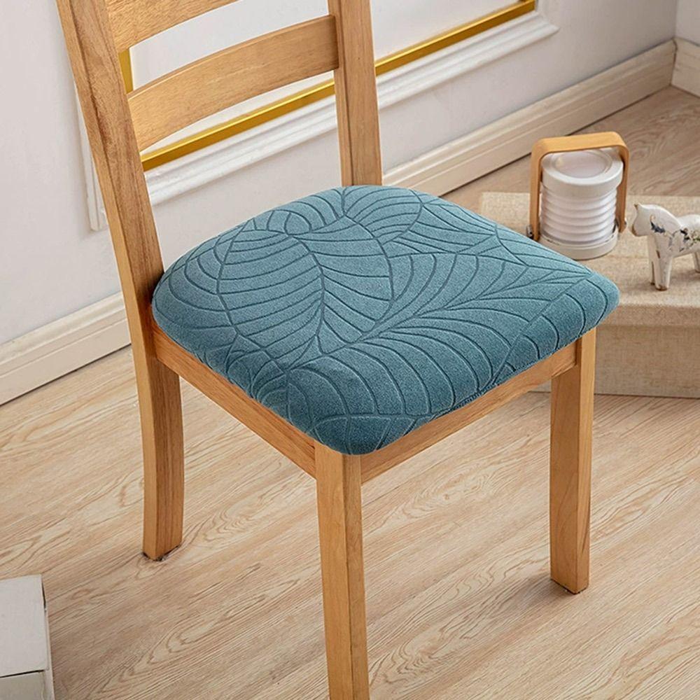 Washable Chair Seat Cover Stretch Seat Cushion Covers Without Backrest Chair Protector
