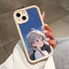 Cute Girl Phone Case for iPhone Samsung Galaxy Xiaomi Redmi POCO HUAWEI Honor Shockproof Rubber Soft Flexible Cover Casing