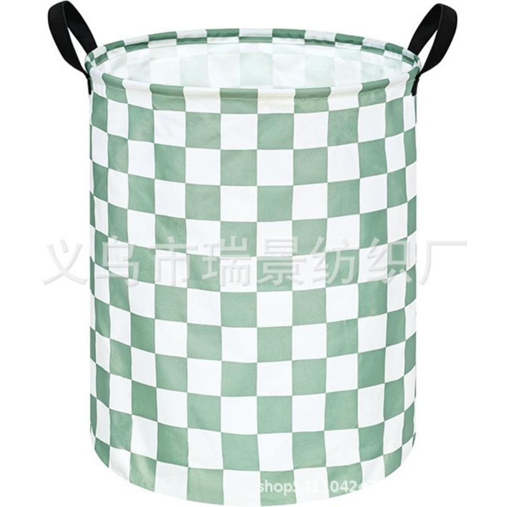 Girls Laundry Hamper Basket, Pink Bowknots