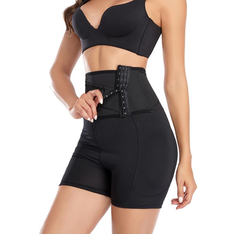 Women Hip Lifting Pants Female Buttock Enhancement Crotch Tight Panties with Padded Body Shaping High Waisted Tummy Tucking Pants