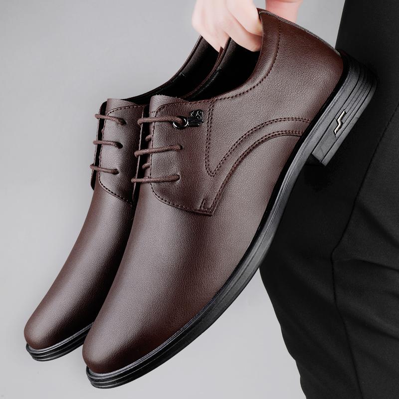 Unisex Thick Sole Dress Shoes Smart Casual Shoes Smart Casual Walking Office Commuting and Travel Everyday Formal Style Sizes 37-45