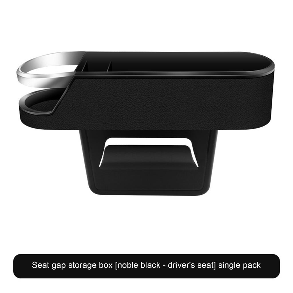 Leather Car Seat Organizer Multifunctional Auto Seat Gap Storage Box ABS Seat Seam Pockets Trunk Organizers Cup Holder