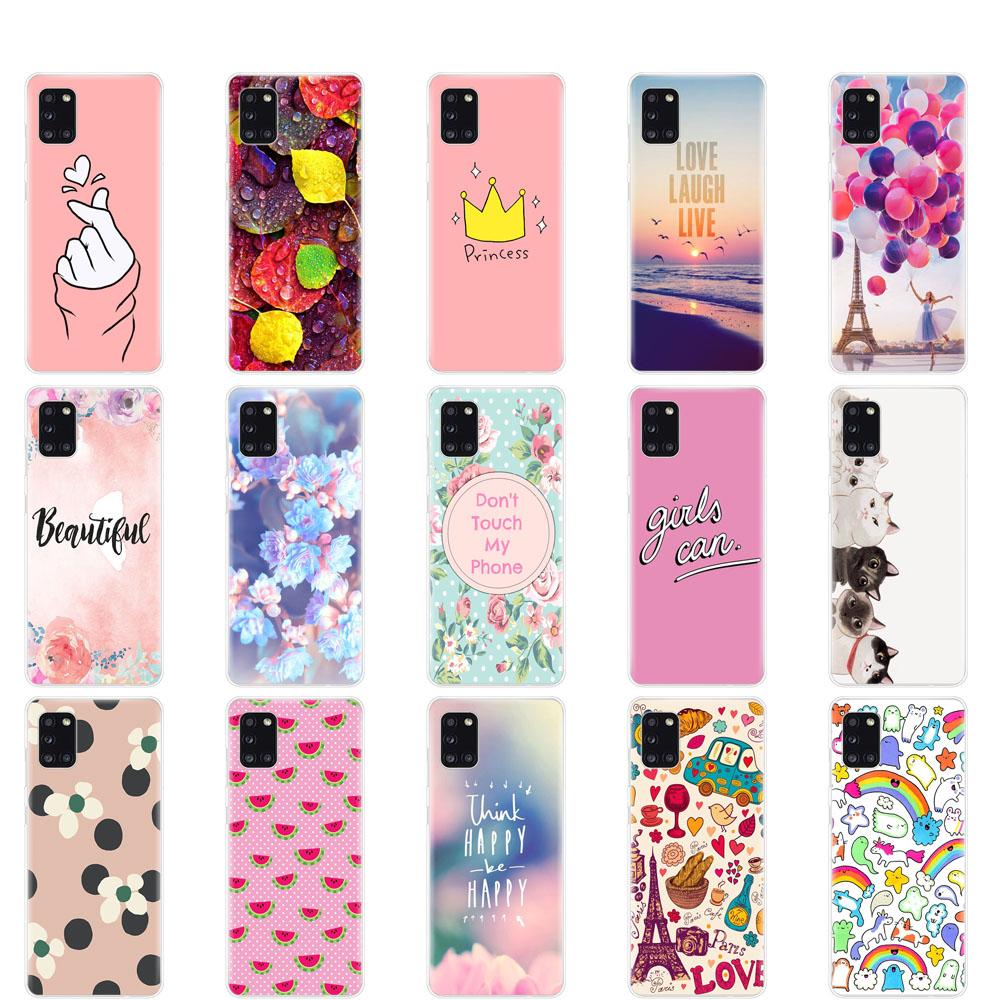 Чехол для Samsung Galaxy A31, чехол для Samsung A31 A 31 SM-A315F, силиконовый мягкий чехол из ТПУ, бампер 6,4 дюйма