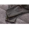 Chinese Size Vintage Gray Genuine Cowhide Leather Pants Men Motorcycle Biker Leather Trousers Autumn Winter Men Leather Pants