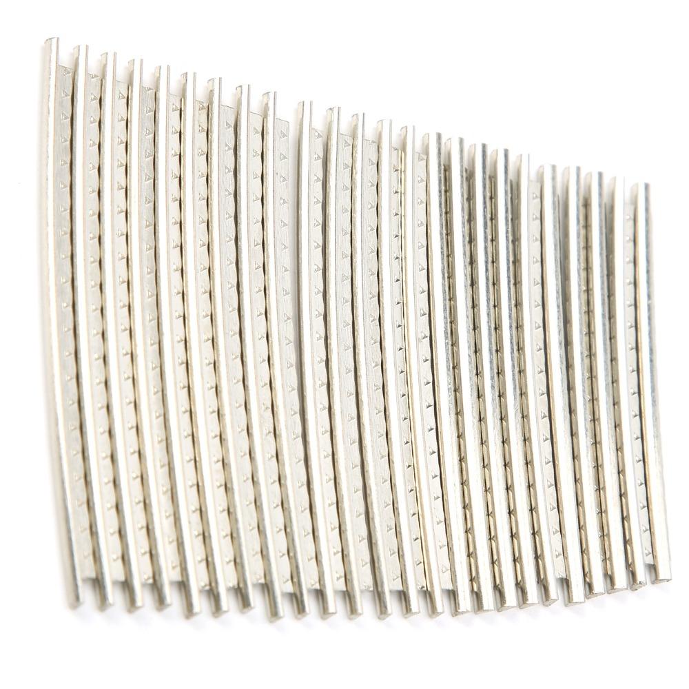 24PCS White Fret Wire Replacement 2.7mm Guitar Fret Wires Guitar Repair