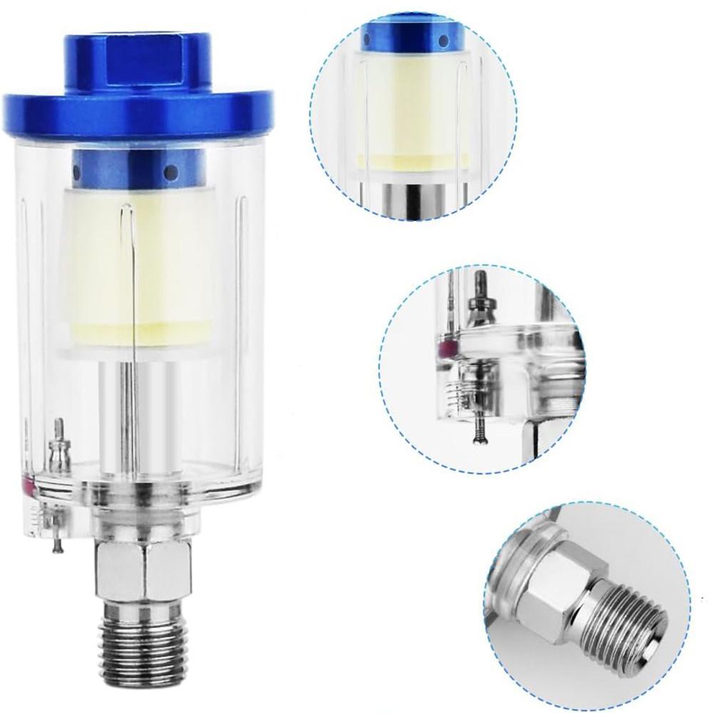 Фильтр-сепаратор воды и масла, 1/4" NPT наружная и внутренняя резьба, фильтры для краскопульта, фитинг для воздушного компрессора, воздушный соединитель и заглушка