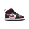 Jordan 1 Mid Черный Огненно-красный TD 640735-079