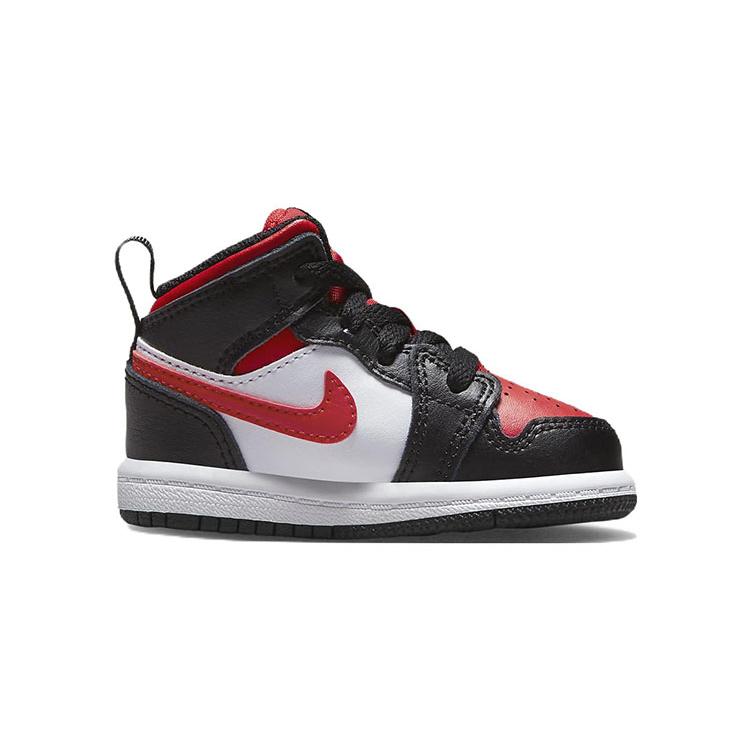 Jordan 1 Mid Черный Огненно-красный TD 640735-079