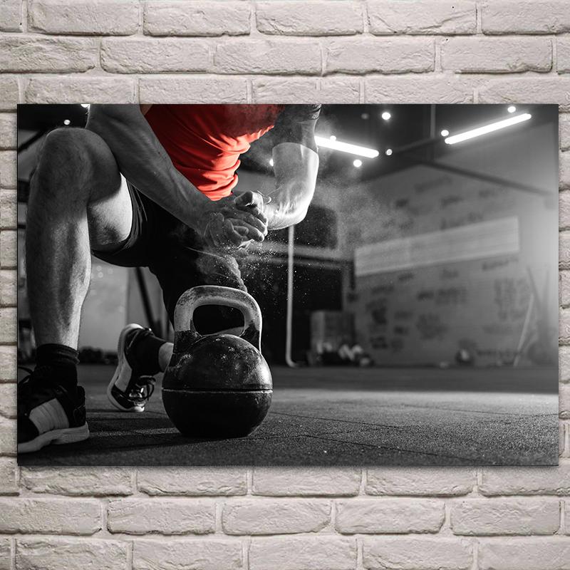 Современный тренажерный зал, фитнес, холст, картина, бодибилдинг, персонаж, настенный художественный постер, сексуальные мужские и женские настенные картины с мышцами, фреска Cuadros