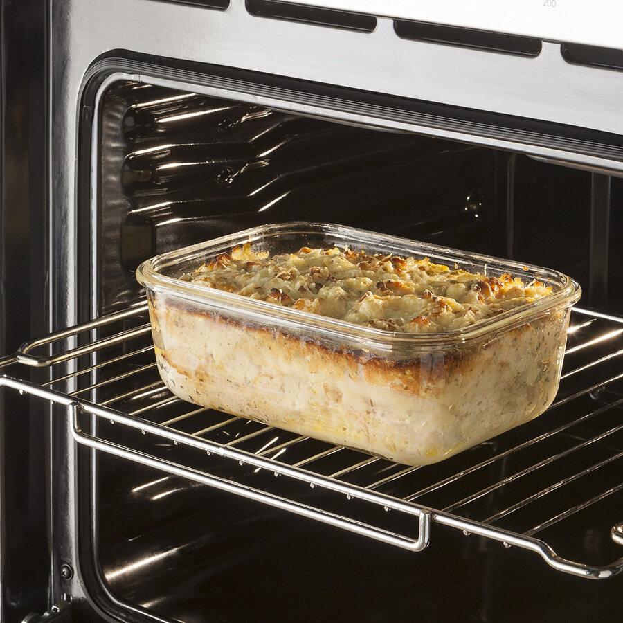 Glass Lunch Container 1.18L Square