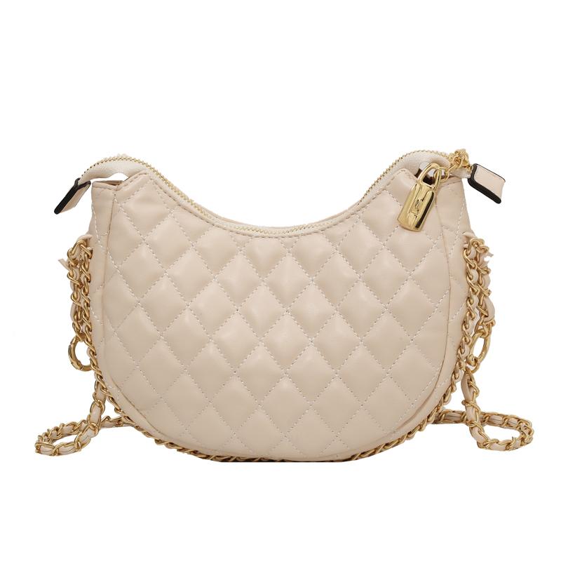 Женская сумка на молнии, женская сумка с пружинной строчкой, сумка через плечо из искусственной кожи с ромбовидным узором