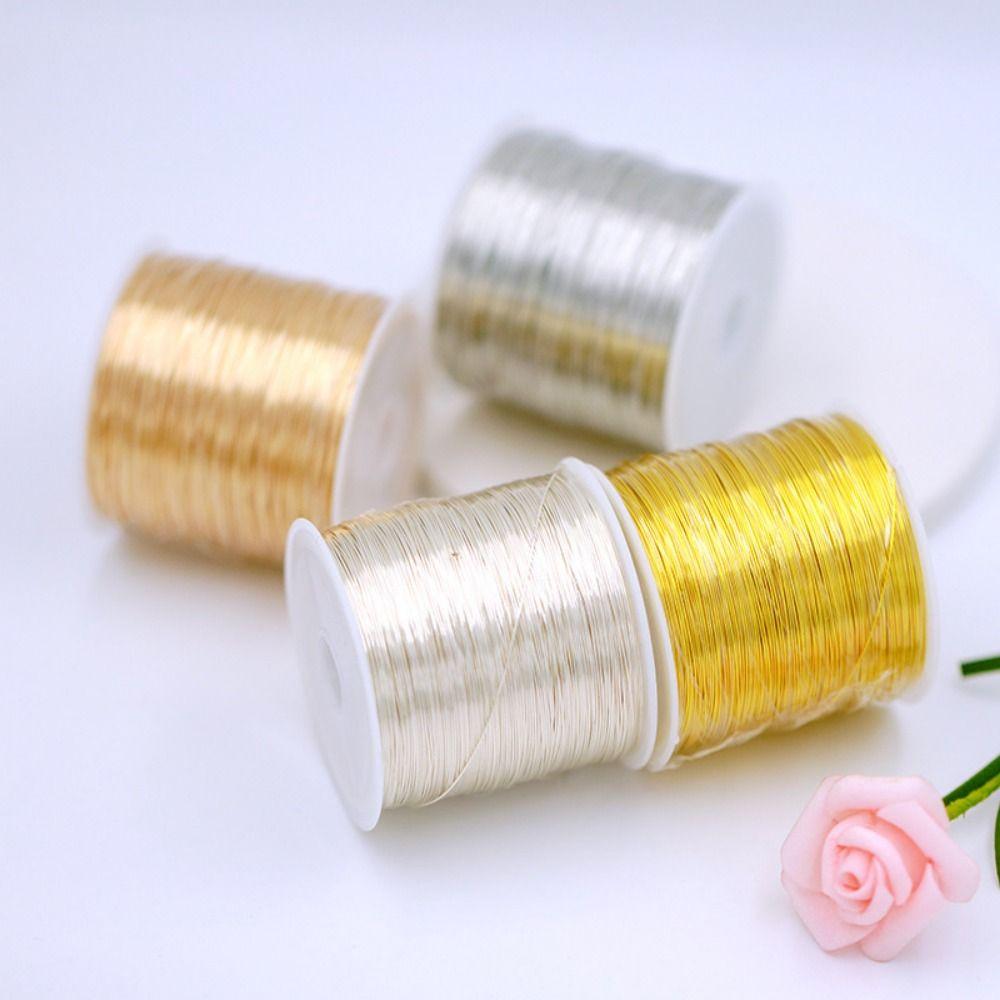 0.3mm 0.4mm Brass Copper Wire DIY Handmade Brass Wire Durable Jewelry Making Wire Jewelry Making