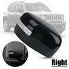Door Wing Side Mirror Cover For Jeep Renegade 2015- Gloss Black Rear View Mirror Housing With Turn Signal Light Style