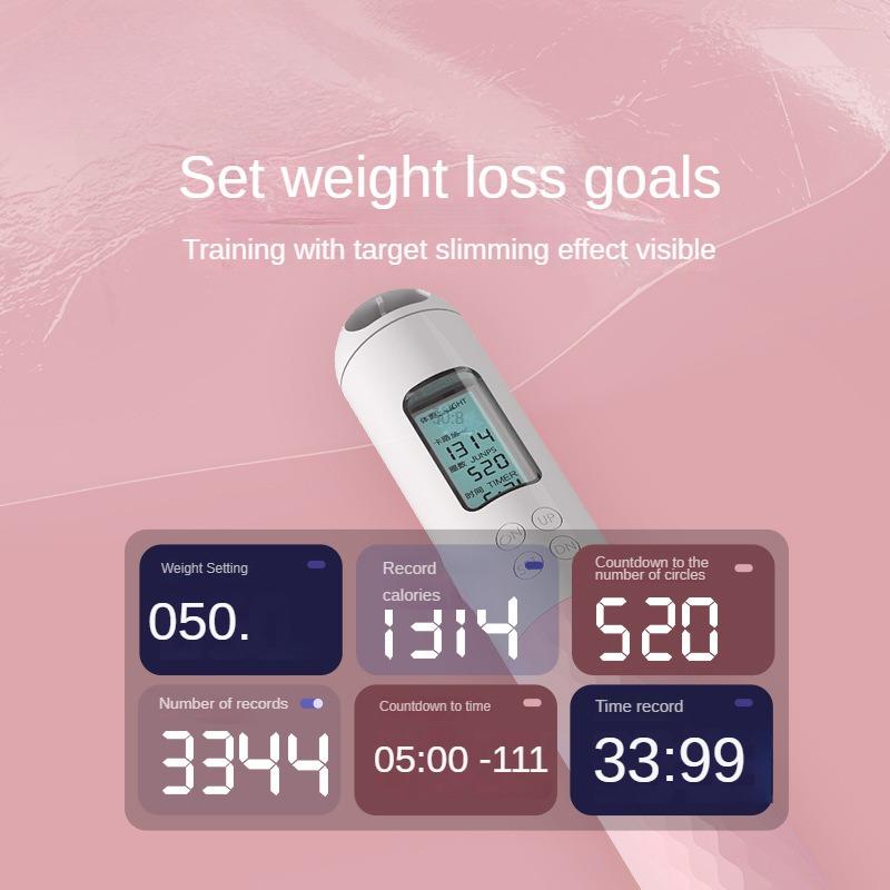 Китайско-европейская беспроводная скакалка для фитнеса, упражнений для похудения, электронный счет, женский сжигатель жира, для взрослых, без веса, R5, счетная скакалка