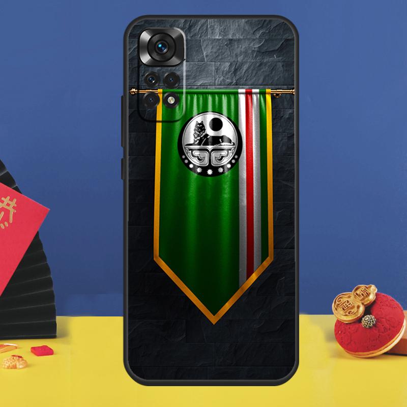 Chechen Flag Phone Case For Xiaomi Redmi Note 15 Pro Plus 13 12 11 9 10 14 Pro 10C 12C 13C 14C 15C Cover