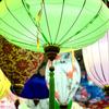 Handmade Fabric Retro Vietnamese Lantern Traditional Festival Japanese Lantern  Wedding Party