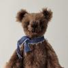 [USED] Choco Bear Plush Teddy Bear Handmade Vintage Bear by Overseas Artist