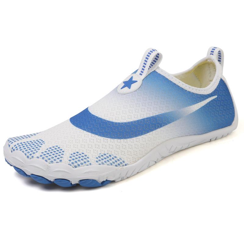 Новая пляжная обувь для отдыха на открытом воздухе, мужская и женская обувь для ручья, обувь для плавания вброд, нескользящая и устойчивая к порезам, дышащая задняя часть, мягкая подошва, быстросохнущая обувь для плавания