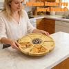 Поднос для закусок Цветок Блюдо Бамбуковая доска для сыра и мясных деликатесов для вечеринки Свадьбы Гравированный подарок