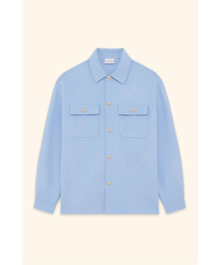 DROLE DE MONSIEUR Wool Overshirt Surchemise Laine D0Jss26100Bul