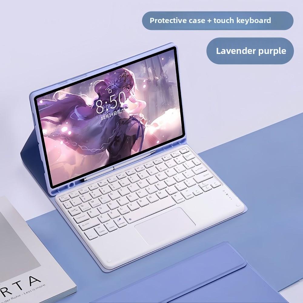 Кожаный чехол для планшета Samsung A9 Plus с магнитной клавиатурой и слотом для S Pen Совместим с S9FE
