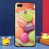 Чехол-кейс для десерта макарон для Oppo A98 A78 A58 A15 A16 A17 A5 A9 A91 A52 A72 A76 A96 A74 A94 A54 S A57 A77