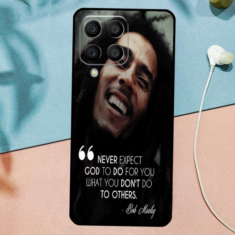Цитаты Боба Марли Раста Регги Для Samsung Galaxy M14 M34 M54 M20 M06 M16 M12 M13 M15 M35 M55 M33 M53 M21 M31 M32 M52 Чехол
