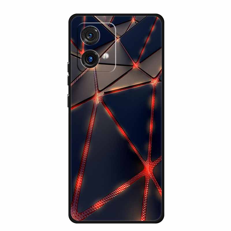 Для Motorola Moto G84 G54 5G Чехол Модный Мягкий Силиконовый Чехол из ТПУ Чехлы для Телефона для Moto G54 MotoG84 2023 Оригинальный Новый Тигр Capa