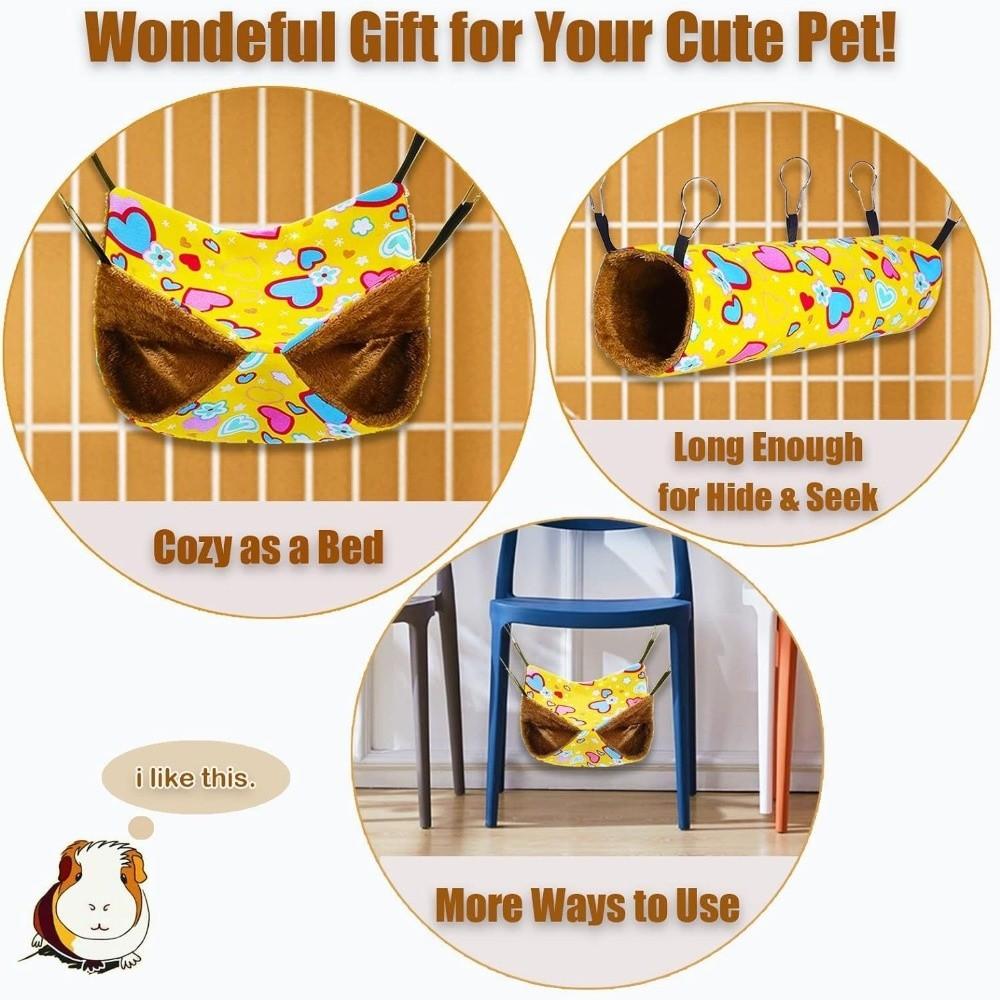 Thicken Hanging Cage House Double-layer Pets Sleeping Bag Small Pet Hannging Nest Cage Accessories