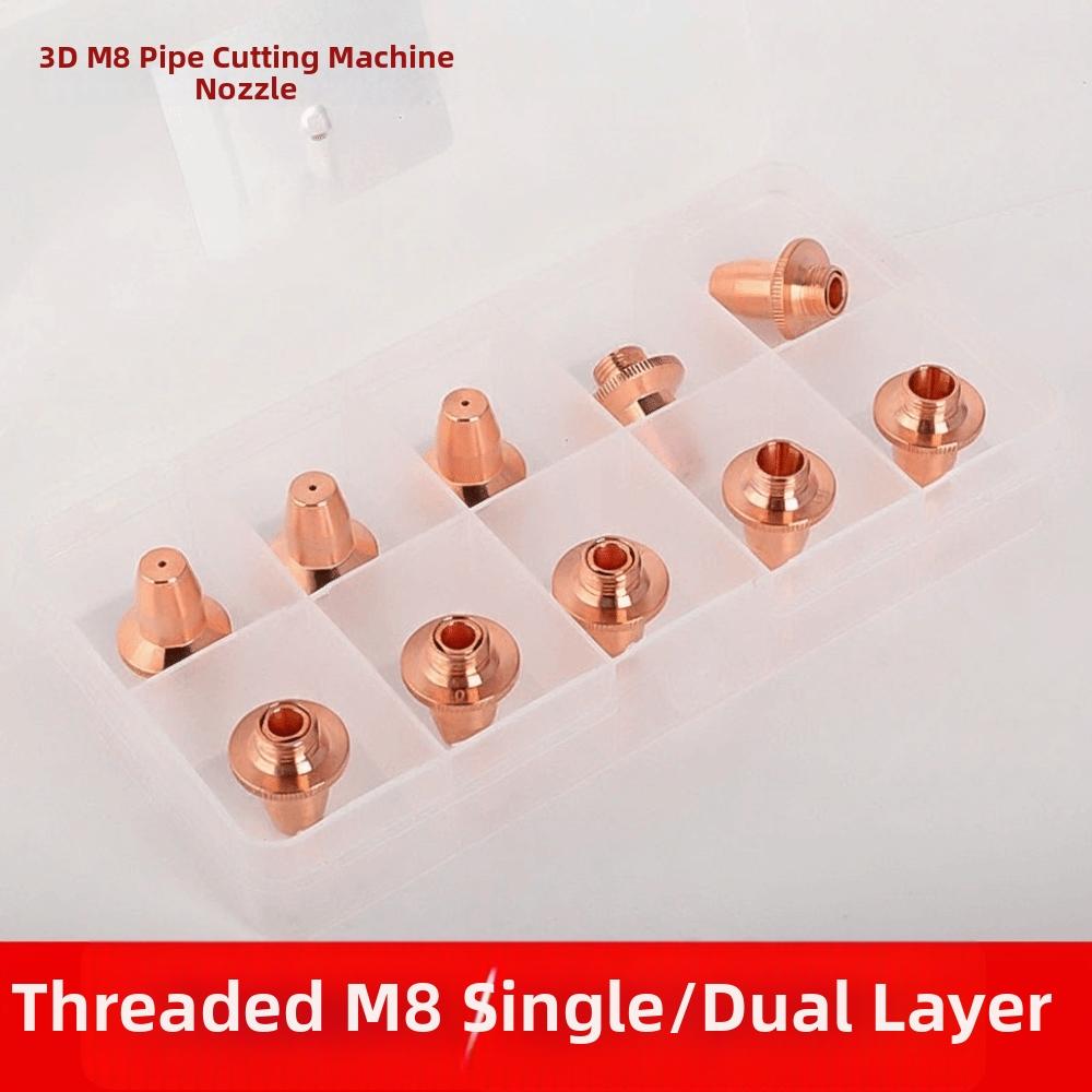Single/Double Layers Laser Cutting Nozzle Bevel Cutting Nozzle For Fiber Cutting Machine