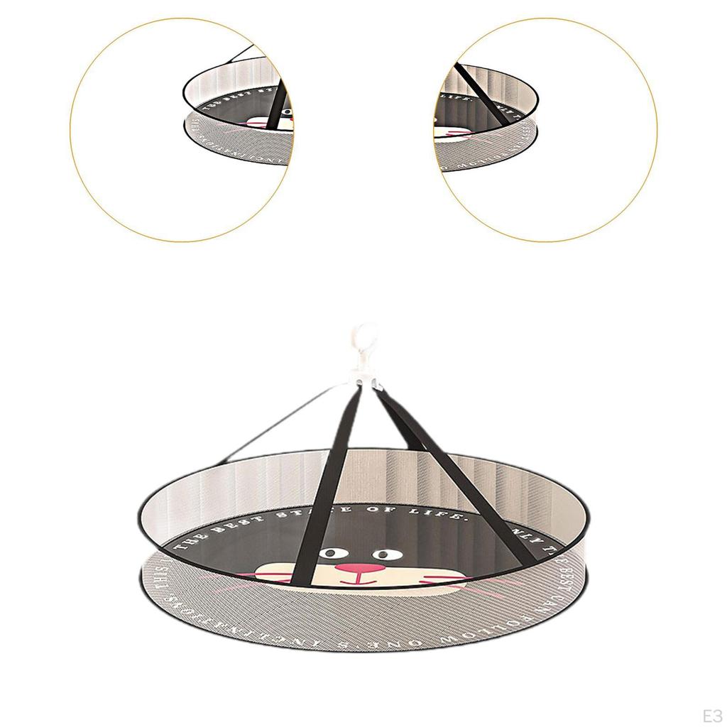 Подвесная сушилка для одежды, сушка свитера, сложенная плоская сетка, сушка для белья в помещении