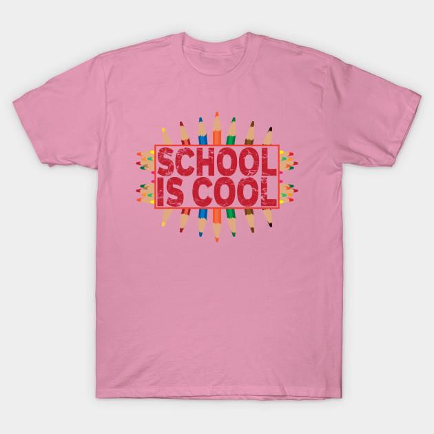 T Shirt Women School Is Cool Harajuku Print Kawaii Tshirt Summer Short Sleeve Female T-Shirt Top Tee