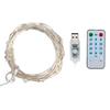 10M 100 Lights Sound Activated Copper Wire LED String Lights Remote Control USB Plug Lamp