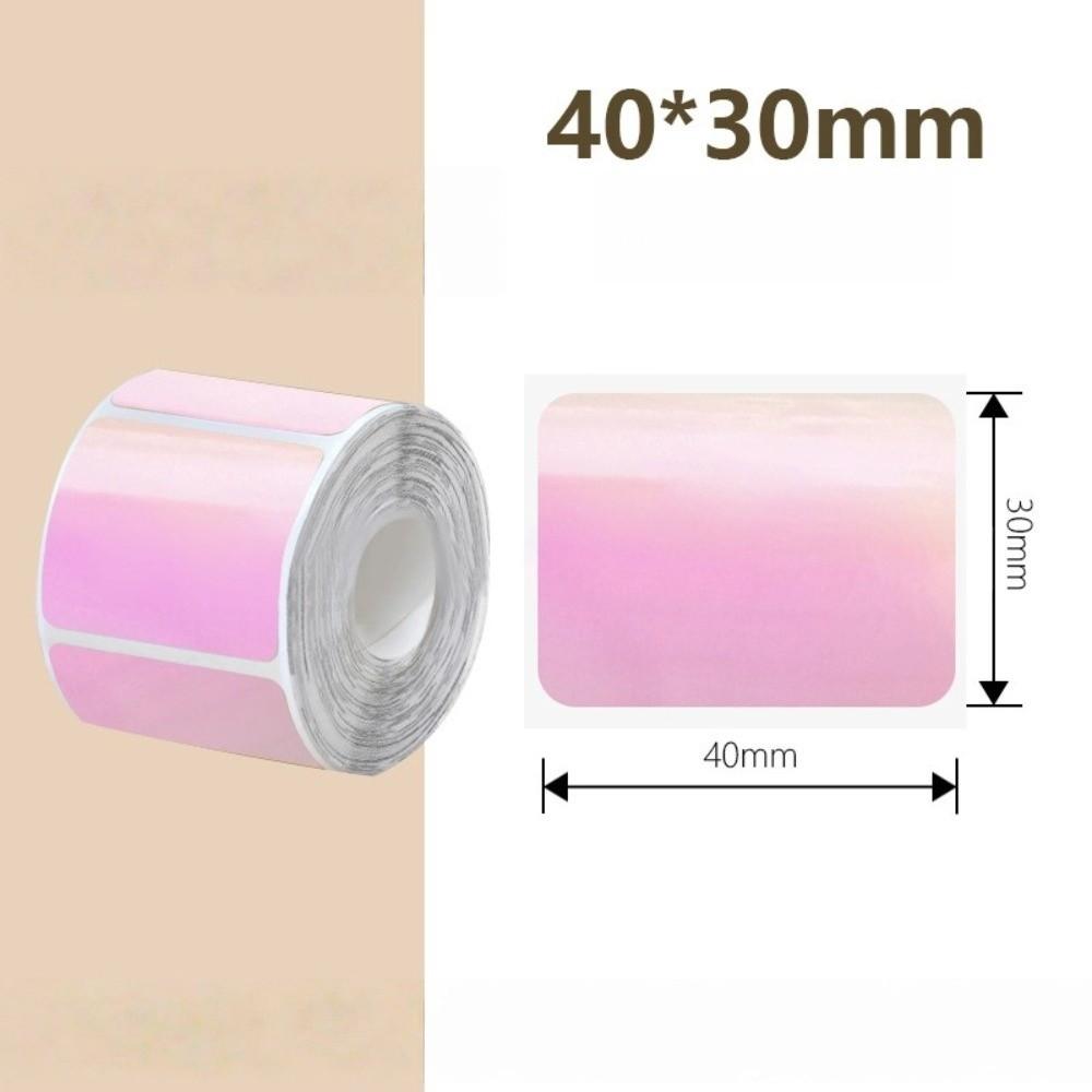 230pcs Portable Thermal Laser Label Paper 40x30 mm Waterproof Rectangular Label Self Adhesive Tear-resistant Printer Paper