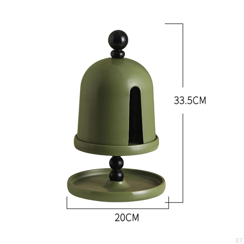 Facial Napkin Box Paper Dispenser with Pallet Freestanding Tissue Case Storage for