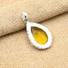 Великолепный цитрин, драгоценный камень, ювелирные изделия ручной работы, подвеска из стерлингового серебра 925 пробы для женщин