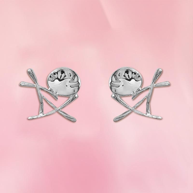 Винтажный комплект из ожерелья и сережек