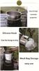 Camping Cooking Portable Pot Pot Cup Set Outdoor Camping Fishing Folding Tableware 5 Travel Cookware Set Set, Pieces,