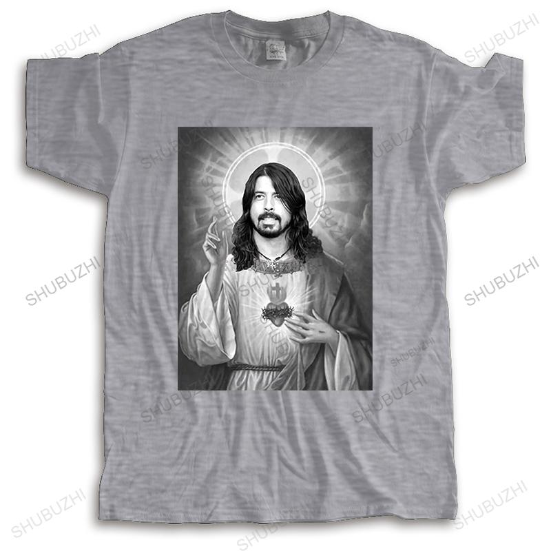 Men Oneck Summer Tshirt Fashion Brand Printing Tshirt Dave Grohl Saviour New Fashion Vintage Teeshirt Man Tee Oversized