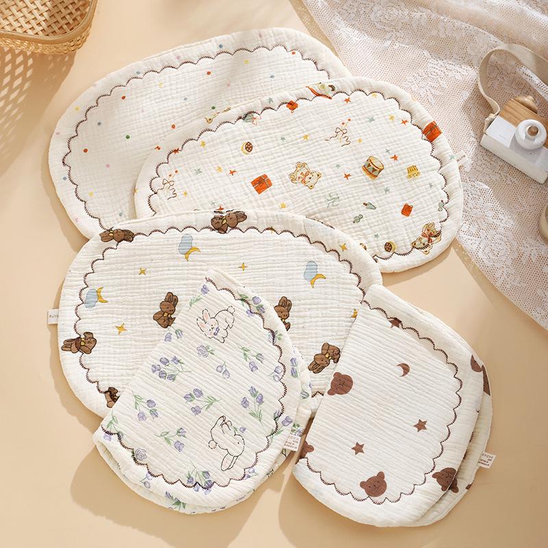 Newborn Baby Cloud Pillow - Anti-Spit-Up Headrest and Towel Pillow