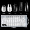 Набор для дизайна ногтей «Пять в одном» с прозрачным матовым покрытием: Бесследные, свободные, удлиненные, ультратонкие накладные ногти