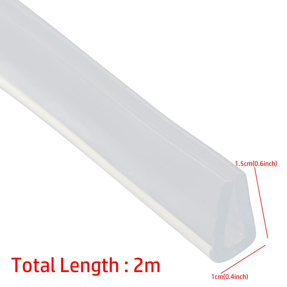 2 метра U-образный резиновый кромочный уплотнитель, уплотнительная лента для душевой двери, стекла, защита кромки, уплотнитель, несколько размеров