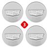 4 pieces 67mm Car Wheel Center Hub Cap Rim Cover for Cadillac CT5 STS XLR CT4 GT4 SLS SLR XT6 Escalade XT4 XT5 SRX XTS ELR BLS
