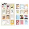 Full Color Design Christmas Card Clip College Survival Gift Book DIY Spiral Binding Festive Functional Xmas Student Themed Bookshelves