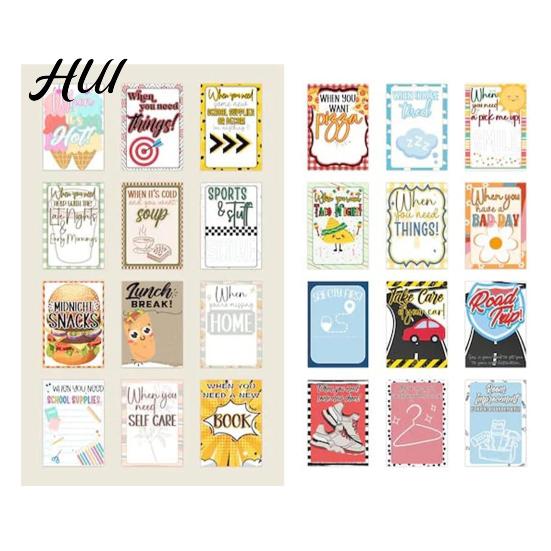 Full Color Design Christmas Card Clip College Survival Gift Book DIY Spiral Binding Festive Functional Xmas Student Themed Bookshelves