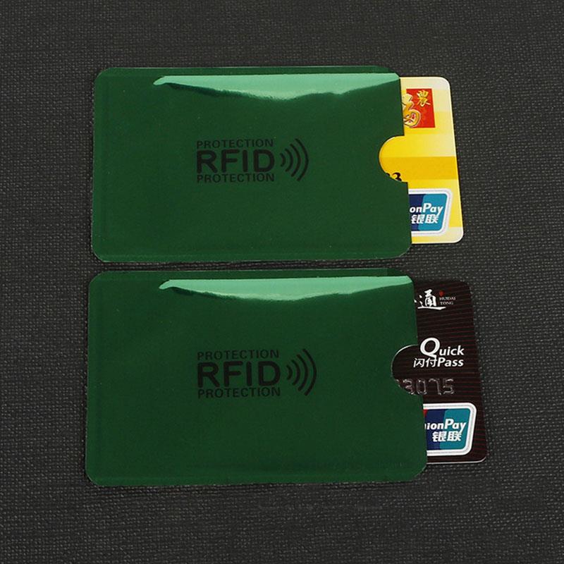 Защита от кражи для RFID-защиты для кредитных карт, блокирующий чехол для держателя карты, защитный чехол для банковской карты