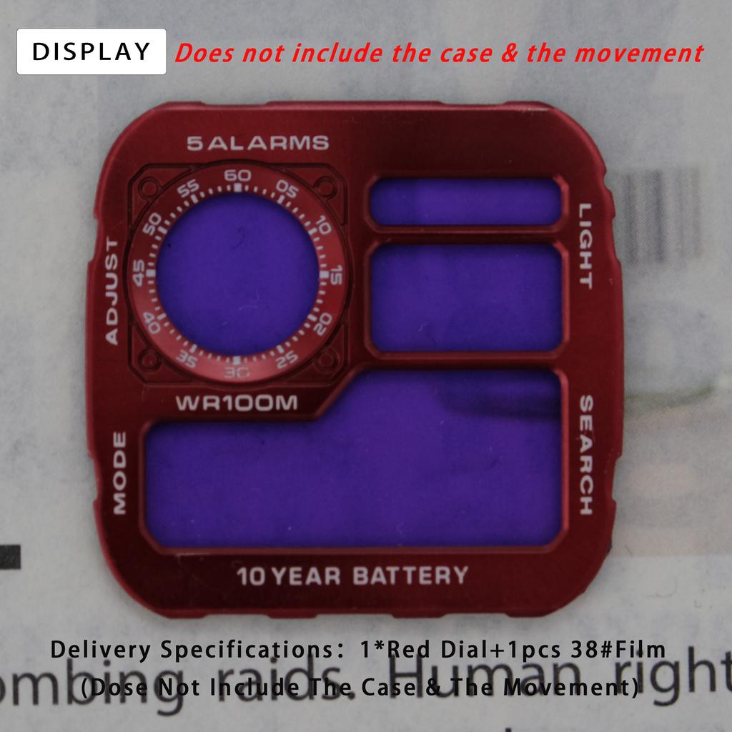 AE1200 Металлический циферблат и корпус Мод-комплект Модифицированный Улучшенный Медный циферблат Стальной корпус Для Casio 3299 AE-1200 Замена Аксессуары для часов