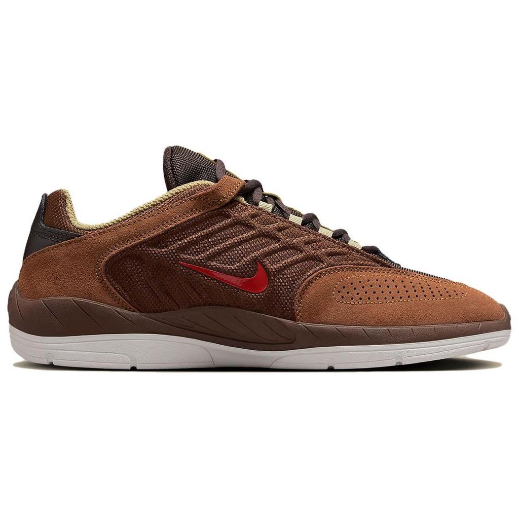 Nike Vertebrae SB Cacao Wow Red Unisex Sneakers Brown Light-British-Tan Velvet-Brown FD4691-200