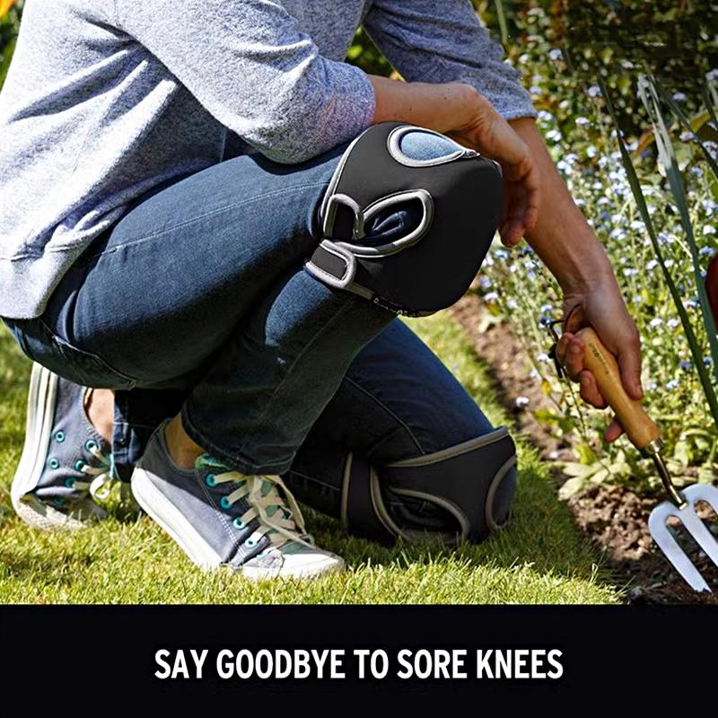 1 пара наколенников, противоскользящие защитные подушки для садоводства с ремнями, наколенники для бега и фитнеса, регулируемые наколенники